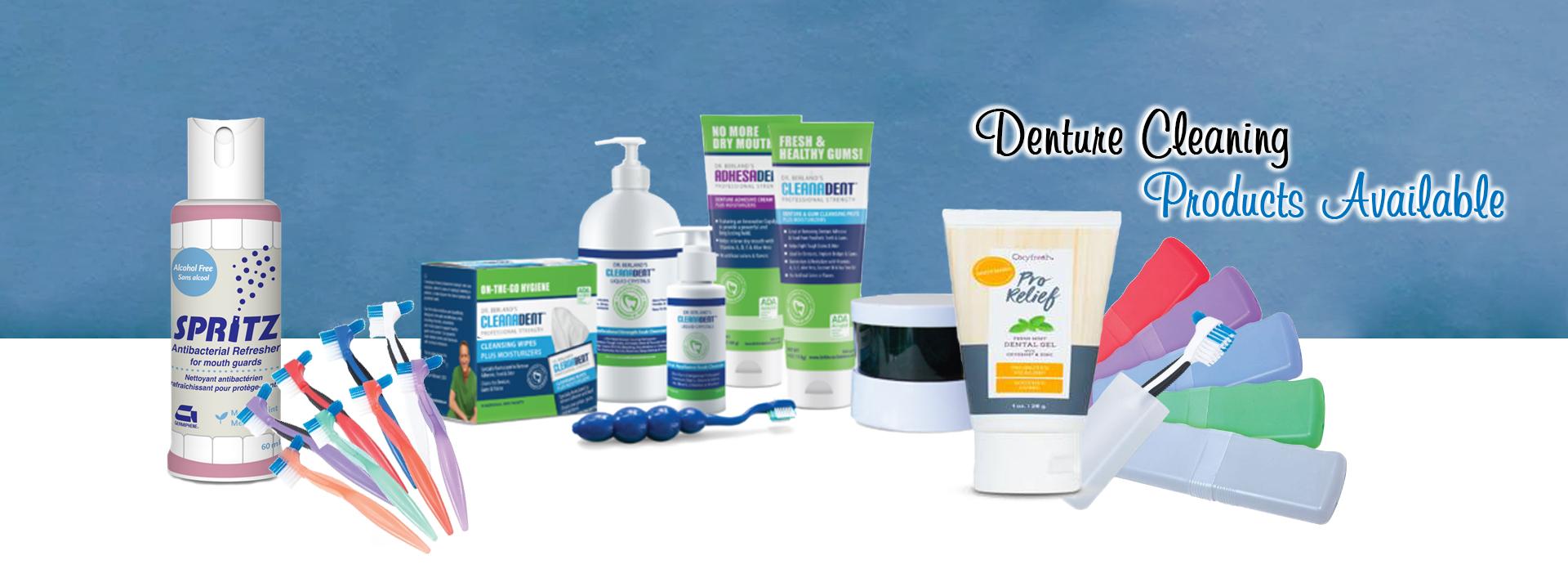 Denture Cleaning Products Available